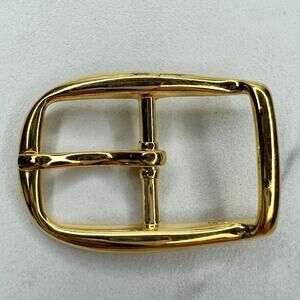 Vintage Gold Tone Simple Basic Belt Buckle for up to 1 Inch Belt